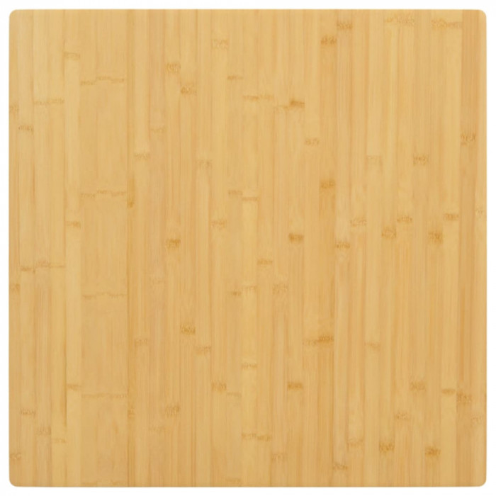vidaXL Blat de masă, 70x70x4 cm, bambus
