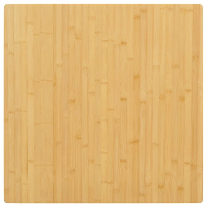 vidaXL Blat de masă, 70x70x2,5 cm, bambus