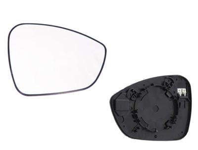 Geam oglinda exterioara cu suport fixare Citroen C3 Aircross, 10.2017-, C4 Picasso/Spacetourer, 06.2013-, Si Pt Modelul Grand, partea Dreapta, incalz foto