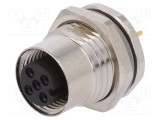 Conector M12 3 pini soclu mamă drept IP67 250V 4A TE Connectivity