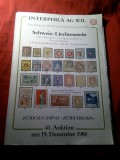Revista - Licitatie Filatelica 1988 Intephila Elvetia Liechtenstein ,144 pag.
