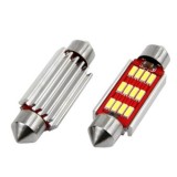 Set 2 Becuri LED Sofit 41mm C5W Canbus 12/24V, 5600K, 2.9W, 12 x 3014 LED, Amio 01091