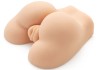 Masturbator Vibratii Fat Ass Fucker Love-Skin, 2 Orificii, Telecomanda, Realist, 18.5cm