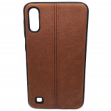 Husa telefon Silicon Samsung Galaxy A70 a705 brown leather