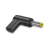 Adaptor USB tip C-2.1x5.5 m-t 12Vdc
