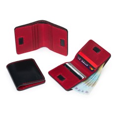 Portofel Barbati Odin din Piele Naturala , Personalizabil, Design Slim Bifold