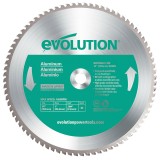 Disc pentru fierastrau circular, taiere aliminiu, Evolution &Oslash;355 x 25.4 mm, 80 dinti TCT