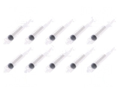 Seringă 10ml Luer Lock Transparentă 10 Buc. foto