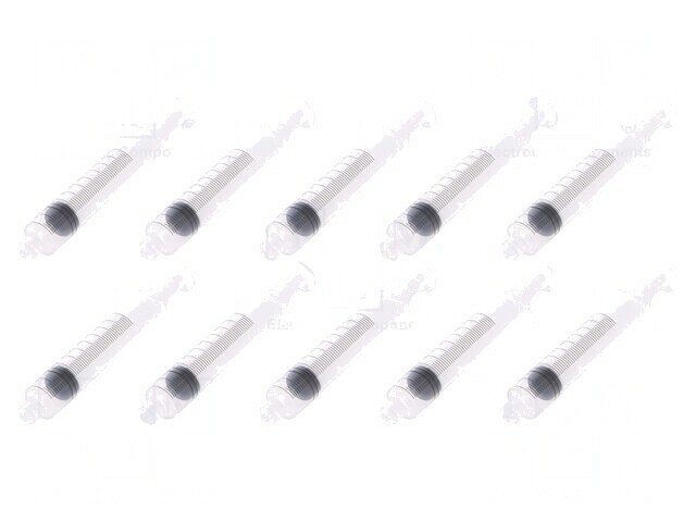 Seringă 10ml Luer Lock Transparentă 10 Buc.