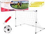 Poarta de fotbal cu minge si pompa de umflare, Leantoys
