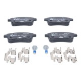 Set placute frana spate ATE, Renault Grand Scenic III, , Scenic III, 12.20, spate; puntea spate; Echipament vehicul : vehicul cu frana parcare