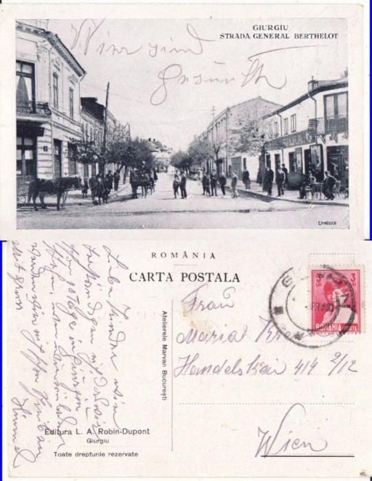 Giurgiu - Strada Berthelot- edit. Marvan
