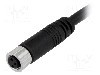 Conector M8, 3 pini, clasa etanseitate IP67, AMPHENOL - 8-03AFFM-SL7A05
