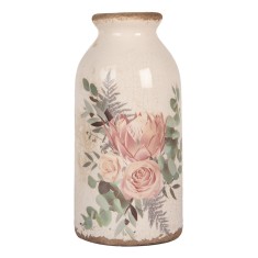 Vaza flori ceramica multicolora &Oslash; 8x16 cm
