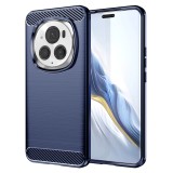 Husa Honor Magic6 Pro Techsuit Carbon Silicone, albastru