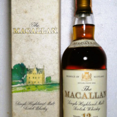 whisky Macallan YEAR 12 OLD 75 CL, 43% VOL, IMP. GIOVINETTI (ITALY) ANI 70/80