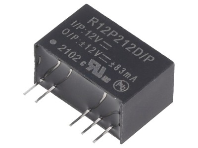 Convertor DC/DC 2W 12V/-12V foto