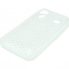 Husa silicon transparenta (fagure) pentru Samsung Galaxy Ace S5830