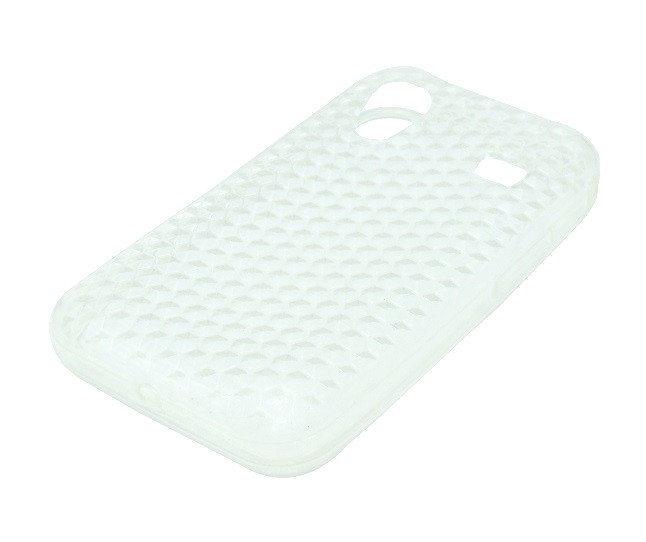 Husa silicon transparenta (fagure) pentru Samsung Galaxy Ace S5830