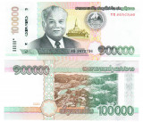 Laos 100 000 Kip 2020 P-43 UNC