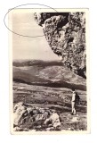 CP Muntii Bucegi - Vedere, RPR, circulata 1953, animata, cu pliu