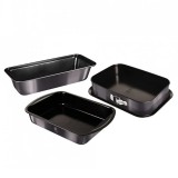Set tavi pentru copt Carbon Pro Berlinger Haus, 3 piese, otel carbon, invelis titan