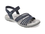 Cumpara ieftin Sandale SKECHERS bleumarin, REGGAE SLIM, din material textil