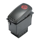 Comutator universal pentru lumini de avarie auto, montaj rapid