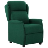 Cumpara ieftin Fotoliu recliner Verde &icirc;nchis 67.5 x 93.5 x 101.5 cm țesătură