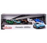 Set 5 masini metalice, Majorette, Porsche Edition