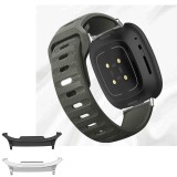 Curea din silicon compatibila cu Samsung Galaxy Watch9 40mm, Chrome Gray