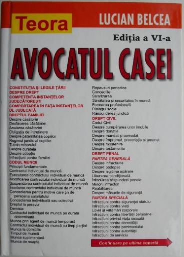 Avocatul casei &ndash; Lucian Belcea