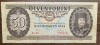 B11 40 - Bancnota foarte veche - Ungaria - 50 forint - 1975