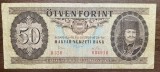 B11 40 - Bancnota foarte veche - Ungaria - 50 forint - 1975