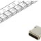 Conector USB C soclu SMT orizontal IP67