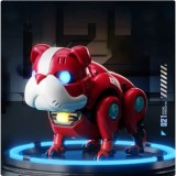 Caine Robot Interactiv cu Sunete si Lumini, ABS, 20x13x10cm, Jucarie Copii, Baieti
