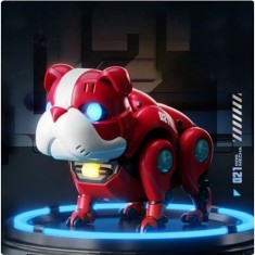 Caine robot, ABS, functie sunete si lumini, 20X13X10cm