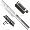 Lanseta Feeder Baracuda Trip 3m, Actiune 90g, 3+2 V&acirc;rfuri, Transport 107cm, Mix Carbon