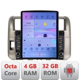 Navigatie TOYOTA Prado 2010-2013 H-347 ecran tip TESLA 9.7&quot; cu Android Radio Bluetooth Internet GPS WIFI 4+32GB DSP 4G CarStore Technology