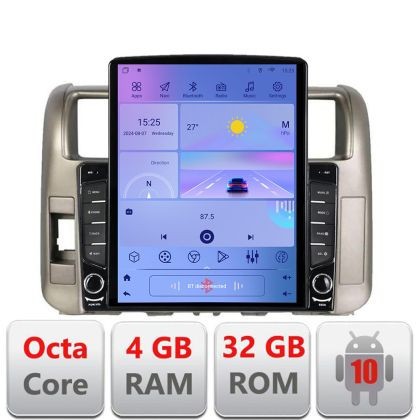 Navigatie TOYOTA Prado 2010-2013 H-347 ecran tip TESLA 9.7&quot; cu Android Radio Bluetooth Internet GPS WIFI 4+32GB DSP 4G CarStore Technology