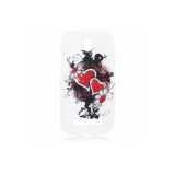 Husa HTC Desire 500 Art Hearts, Capac Protectie Telefon, Design Premium