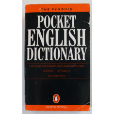 THE PENGUIN POCKET ENGLISH DICTIONARY , 1990 , PREZINTA URME DE UZURA