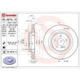 Set discuri frana Mercedes S-Class (W221), S-Class Coupe (C216), Sl (R230), punte spate, 320x24, ventilat, BREMBO