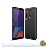 Husa Huawei P Smart (2019) Back Cover Carbon Neagra OEM - Protectie Socuri, Zgarieturi