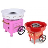 Aparat Vata de Zahar pe Bat Roz sau Rosu Cotton Candy Maker 450W