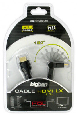 Cablu HDMI gaming, 2m, 180&amp;deg; - EAN 3499550269819 foto