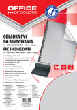 Coperta Plastic Pvc, 200 Microni, A4, 100/top Office Products - Fumuriu Transparent