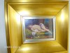 Tablou nud miniatura semnat KRUPKA FERENCZ, Ulei, Realism