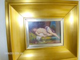 Cumpara ieftin tablou nud miniatura semnat KRUPKA FERENCZ
