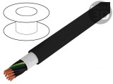 Cablu electric rotund HELULIGHT&reg; 18G1,5mm2 PVC negru
